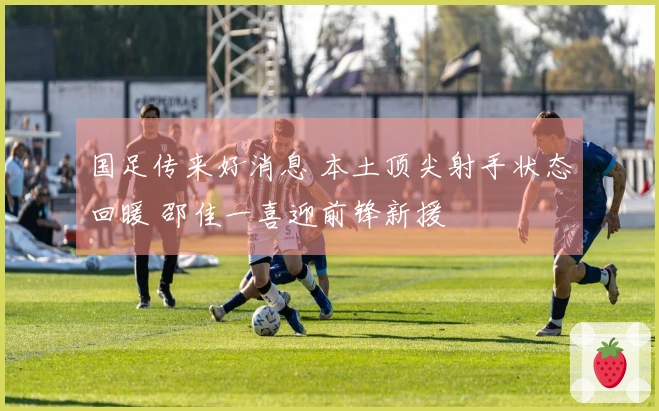 国足传来好消息 本土顶尖射手状态回暖 邵佳一喜迎前锋新援