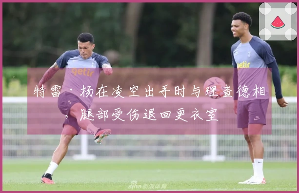 特雷·杨在凌空出手时与理查德相撞，腿部受伤退回更衣室