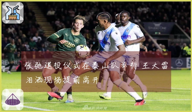 张弛退役仪式在泰山队举行 王大雷泪洒现场提前离开