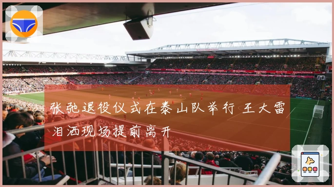 张弛退役仪式在泰山队举行 王大雷泪洒现场提前离开