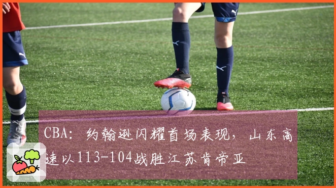 CBA：约翰逊闪耀首场表现，山东高速以113-104战胜江苏肯帝亚